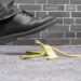 How did slipping on banana peel become a comedy gag?